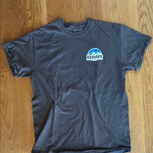 Gray Men's T-Shirt, Blue Mountain Racing, S